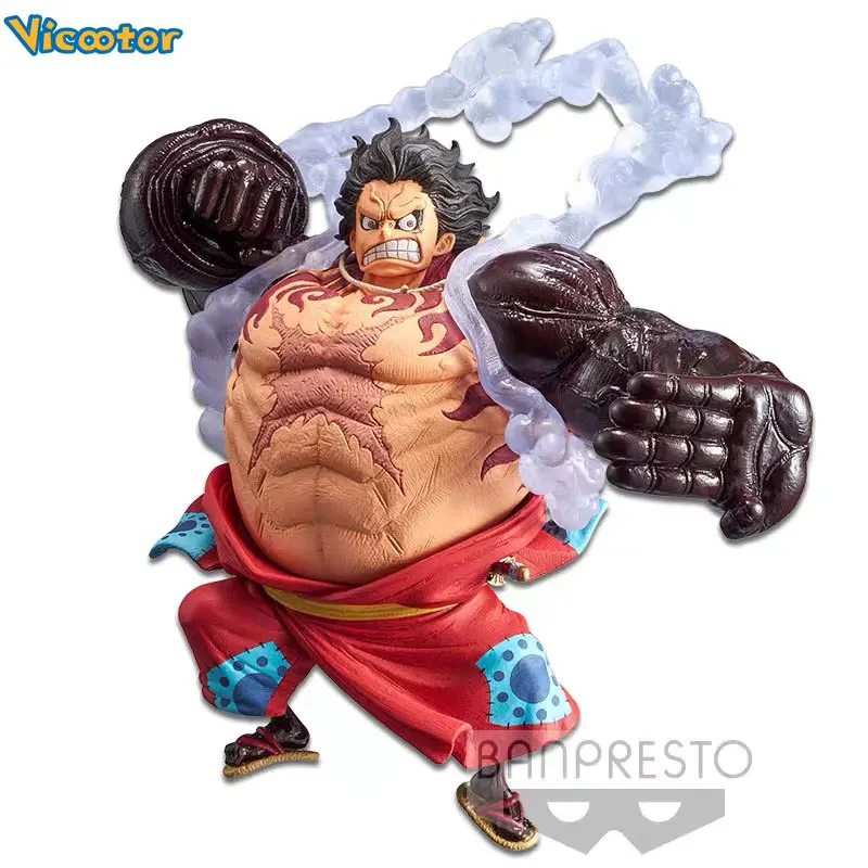 

Vicootor Original Genuine One Piece Monkey D Luffy Wanno Country Japanese Suit Ver PVC Action Figure Model Doll Toys For Gift