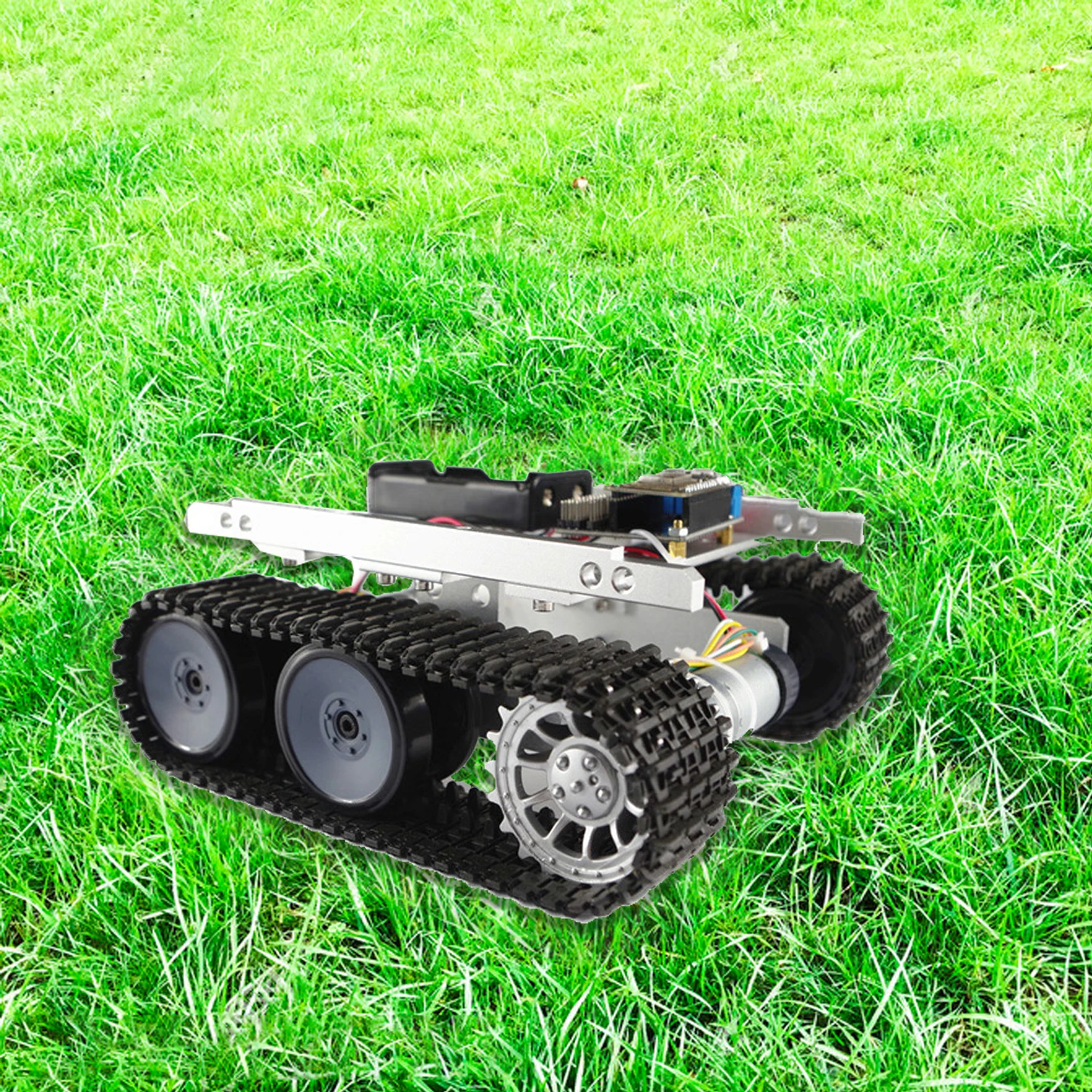 Original Robot Tank Car Chassis TP100 Caterpillar Clawler DIY Toy Robot Remote Control Smart Chain Platform Tracked Vehicle enlarge