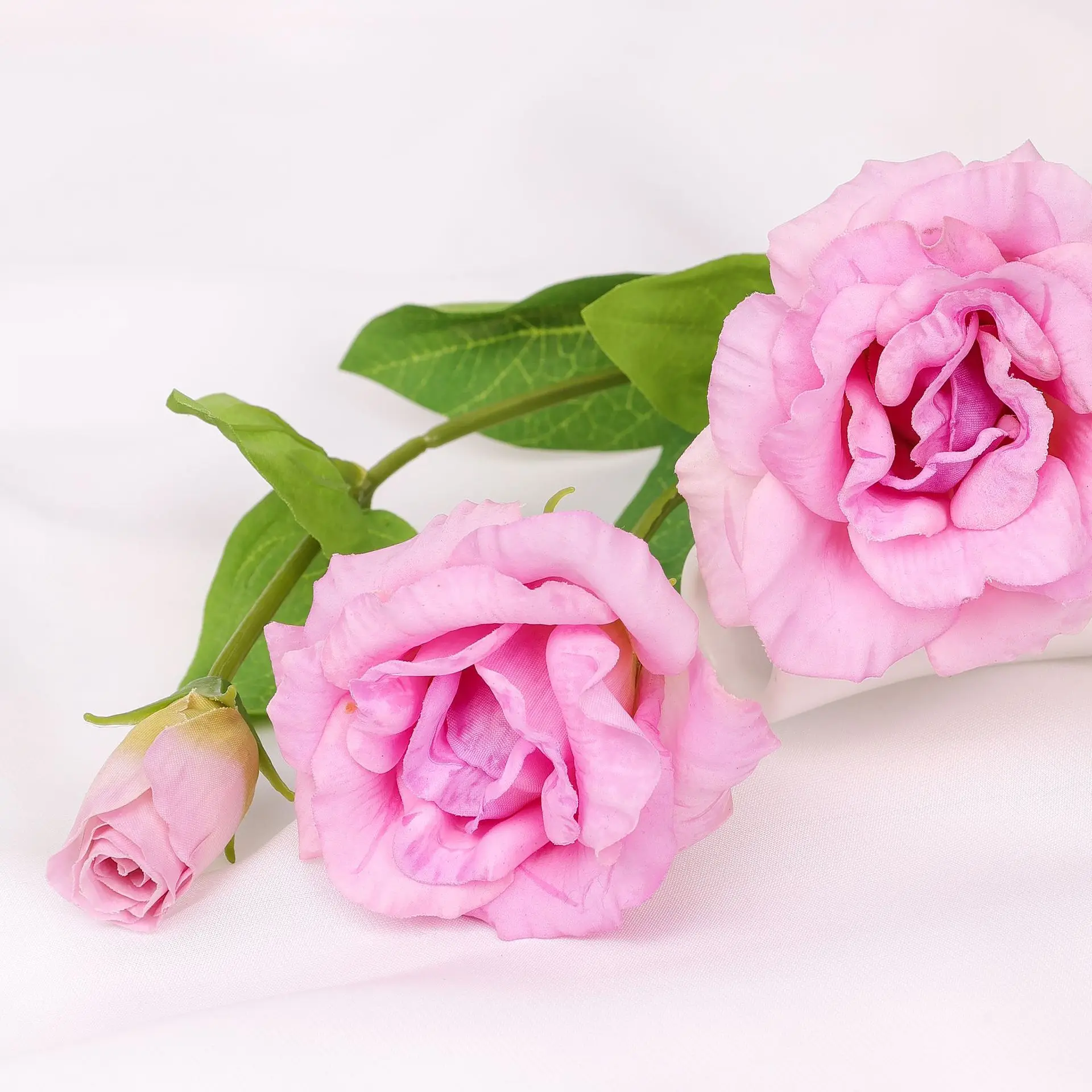 

Искусственные белые эустомы LINANUO