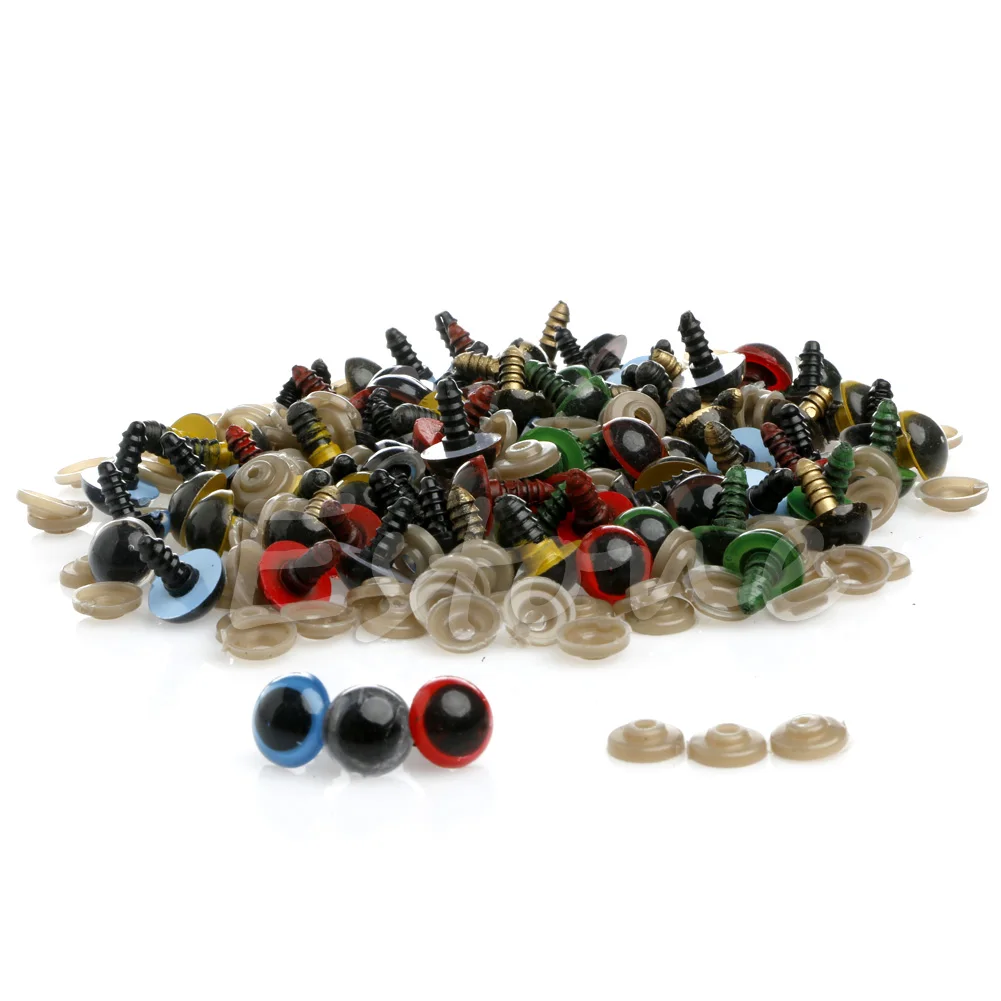 

100Pcs/Set 18mm Plastic Safety Eyes For Teddy Bear Doll Animal Puppet Craft