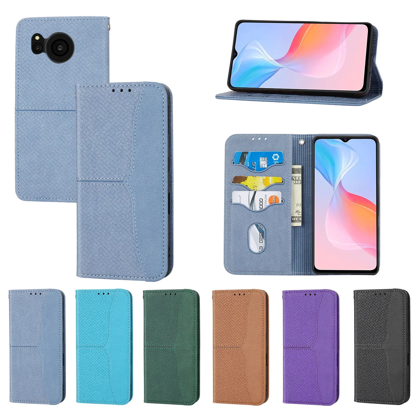 Кожаный противоударный флип-чехол для SHARP SHARR AQUOS R7/AQOUS чехол телефона SUMAHO4 SUMAHO6 ACTIVE