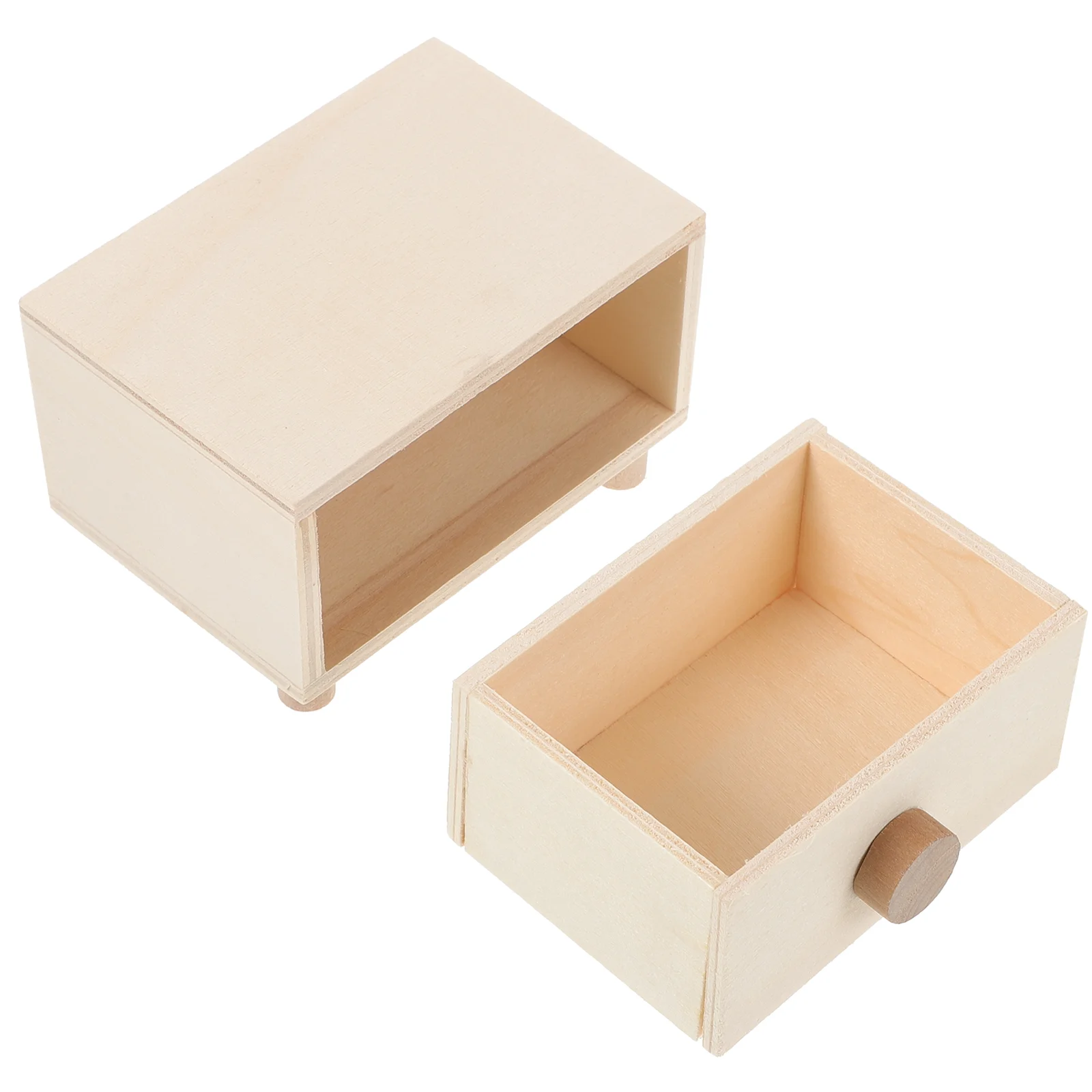 

Box Wooden Storage Drawer Craft Boxes Wood Unfinished Organizer Jewelry Diy Kids Made Andhand Out Minimagazine Memory
