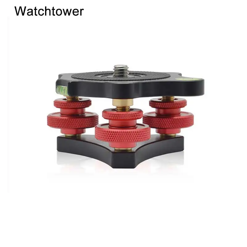 

Tripod Speedy Leveling Base Quick Release Adjusting Panning Adapter Plate With Spirit Bubble Balance For DSLR Camera Ball Head