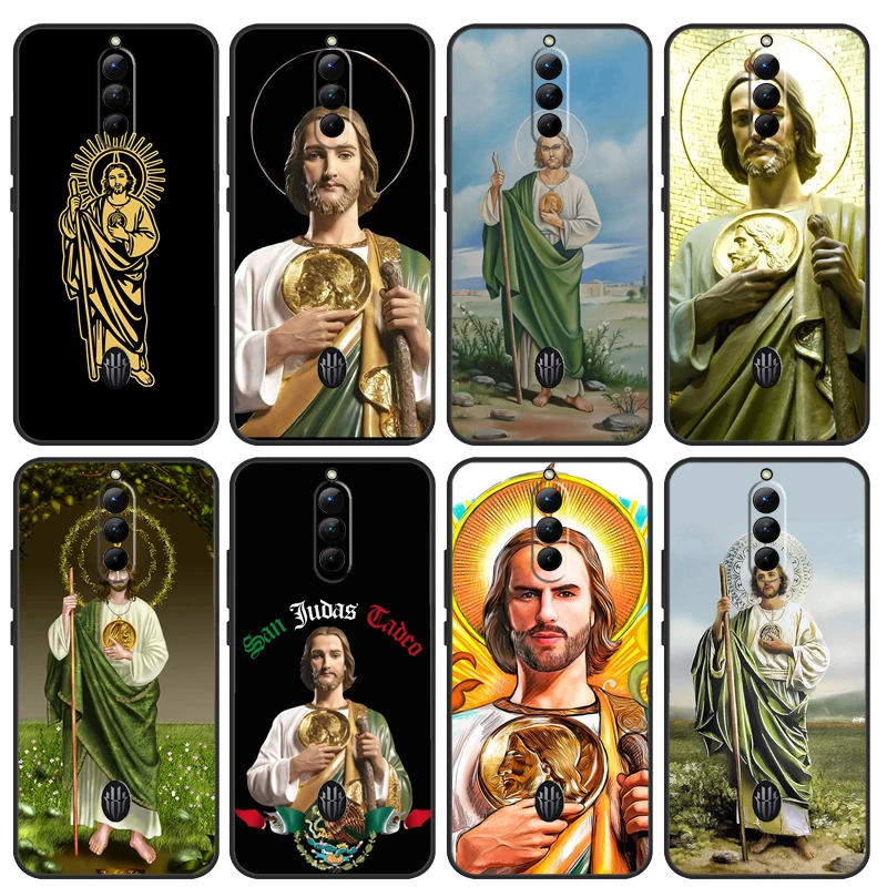 Чехол для задней панели телефона с рисунком под искусственную кожу