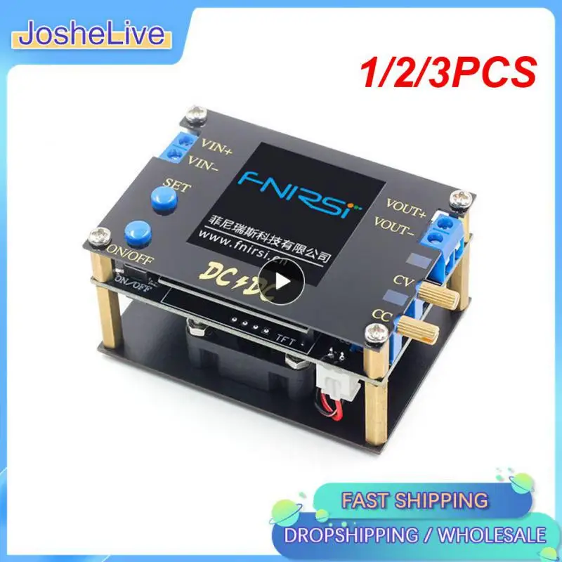 

1/2/3PCS Automatic DC Boost/Down Converter Power Supply Module CC CV 0.5-30V 3A 35W/4A 50W Adjustable Power Supply Voltmeter