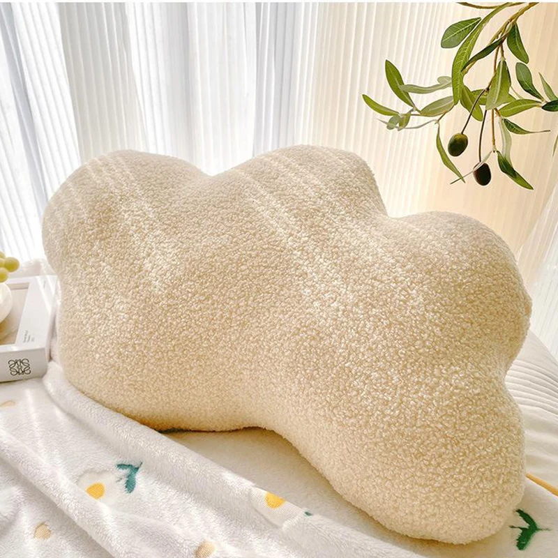 65 см мягкая облачная плюшевая подушка белая для комнаты декор сиденья подарок