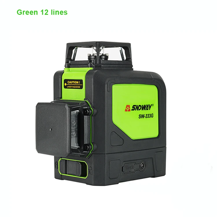 

SNDWAY 3d laser level 12 lines green laser construction laser level Measuring tools SW-333G