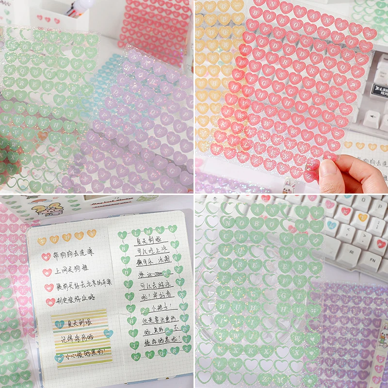 

Alphabet Letter Sticker Self Adhesive Sticker Metallic Scrapbook Birthday Card
