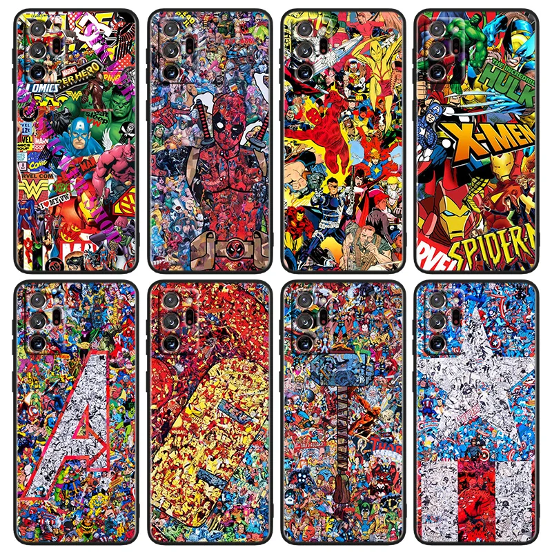 

Marvel Superheroes poster Phone Case For Samsung M33 M23 M52 M32 M12 M62 M31S M30 M21 Note 20 10 9 8 Ultra Lite Plus Black