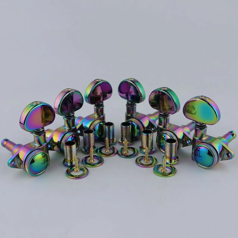 GUYKER Chameleon Rainbow Set Pickup + Lock String Tuners Tune O Matic Электрогитарный бридж крышка