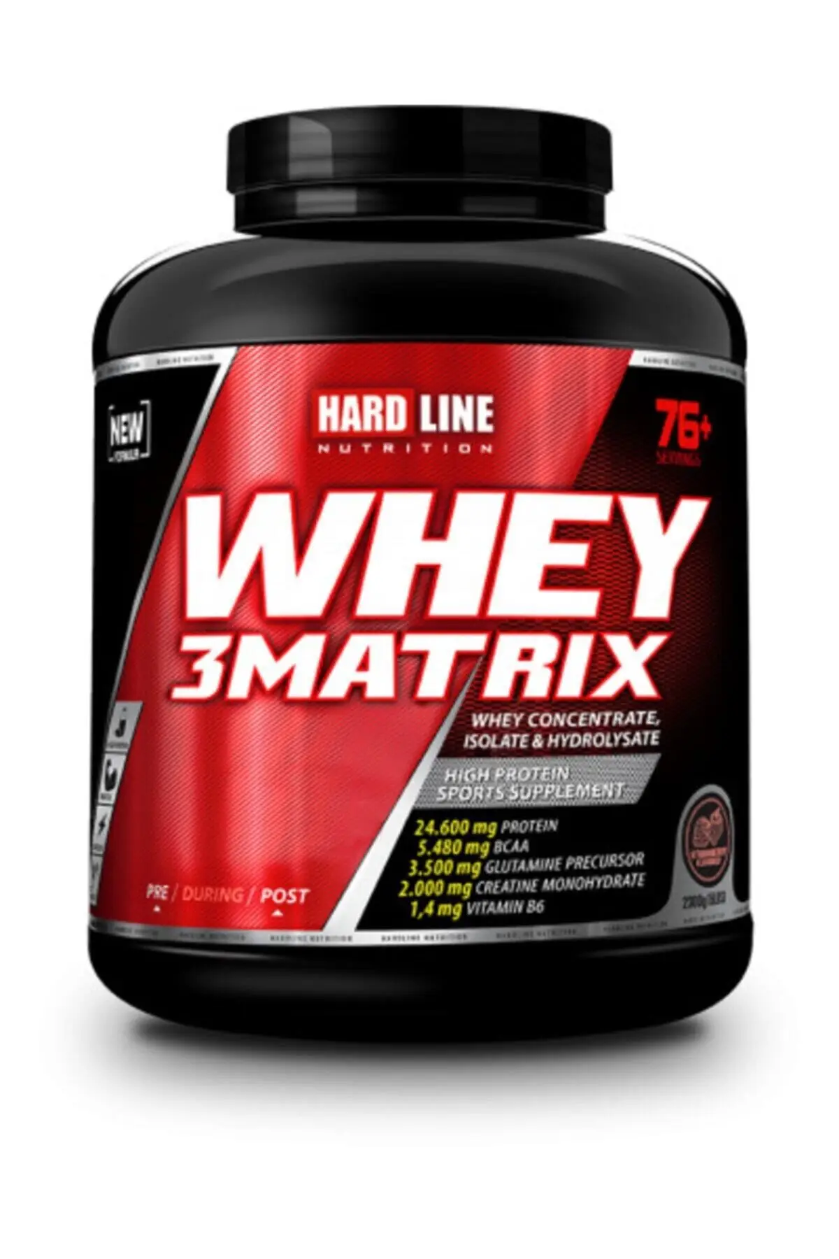 

Whey 3 Matrix Strawberry Protein Powder 2300 G