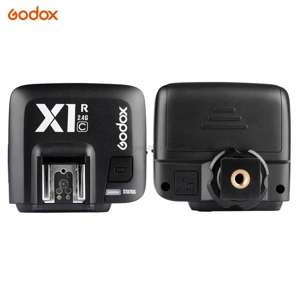 

GODOX X1R-C 32 Channels TTL 1/8000s Wireless Remote Flash Receiver Shutter Release for Canon EOS Cameras GODOX X1T-C Transmitter