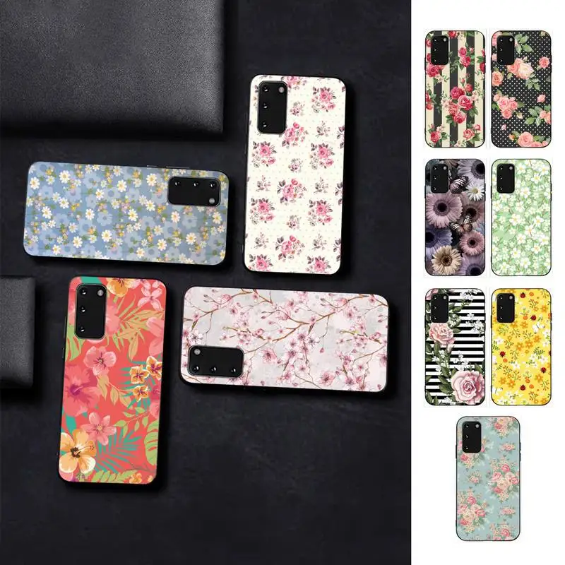 

Floral Phone Case for Samsung S10 21 20 9 8 plus lite S20 UlTRA 7edge