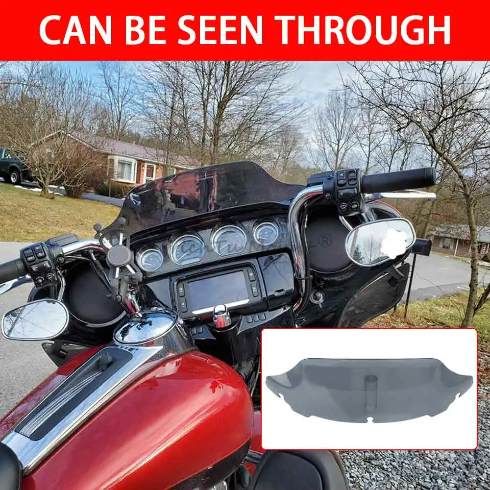 7-дюймовый верхний ветровой дефлектор (сплиттер) для Harley Touring Electra Street Glide Special Ultra Limited 2014-2025 (art.: 3920dcab56bb1) - 3920dcab56bb1