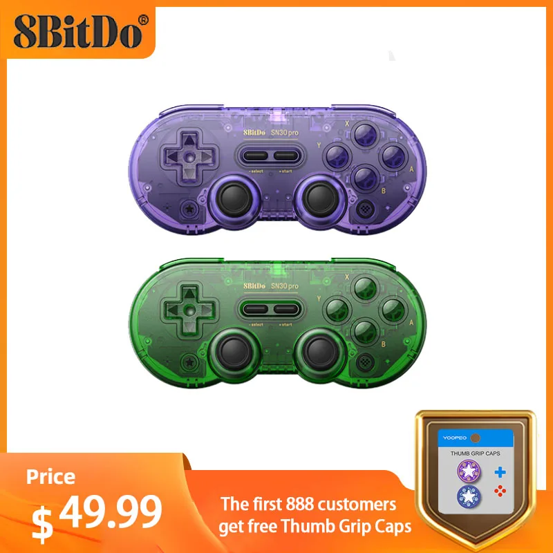 

8Bitdo SN30 Pro Special Edition Bluetooth Gamepad Controller Joystick for Nintend Switch MacOS Android PC SteamoS Raspberry Pi