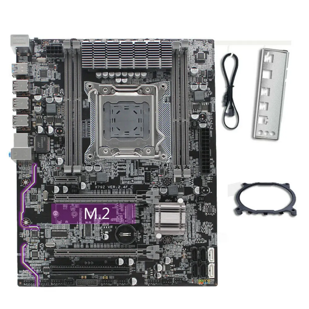 MACHINIST X79 материнская плата LGA 2011 поддержка USB 3 0 NVME M.2 Xeon Intel E5 V1 &amp V2 ЦПУ процессор DDR3