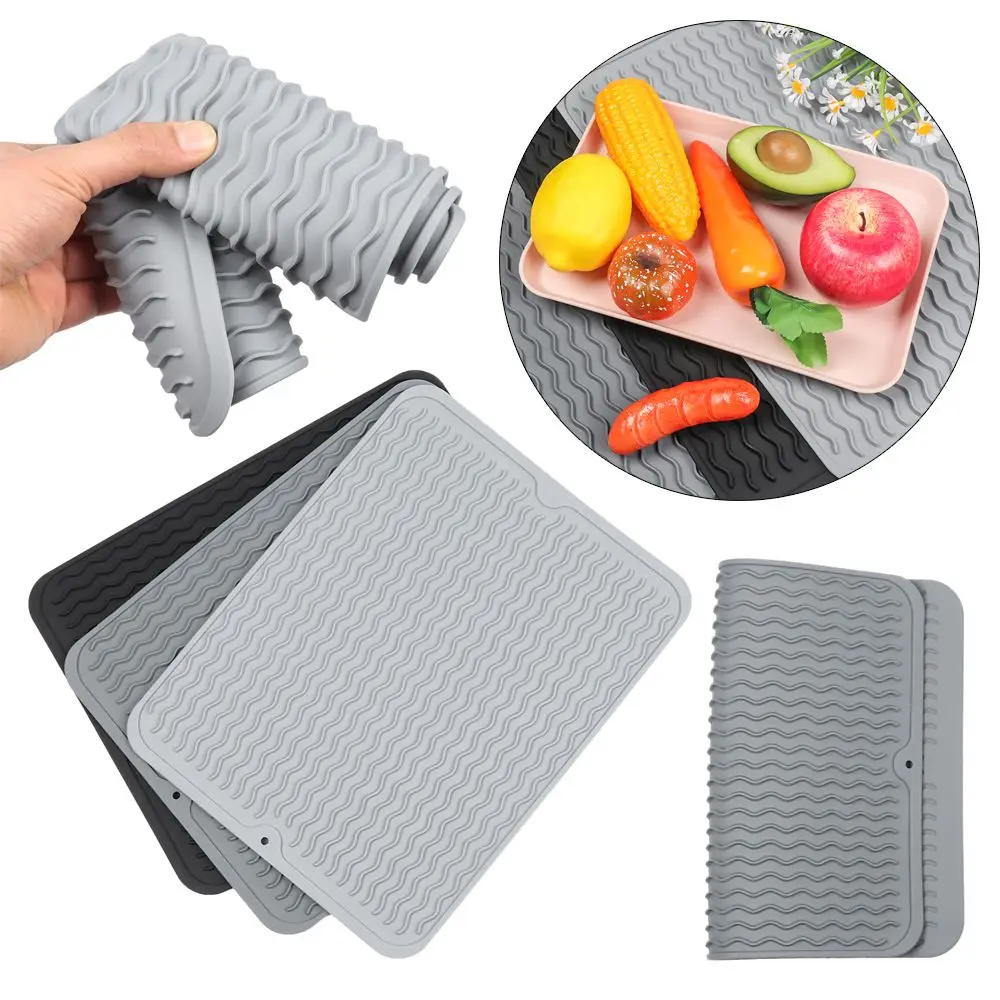 

1 шт., силиконовый коврик для сушки посуды