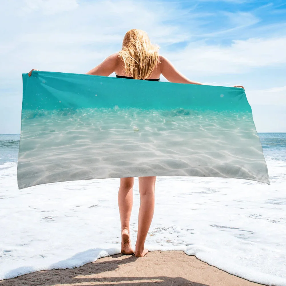 Пляжное полотенце с раковиной в виде морской звезды