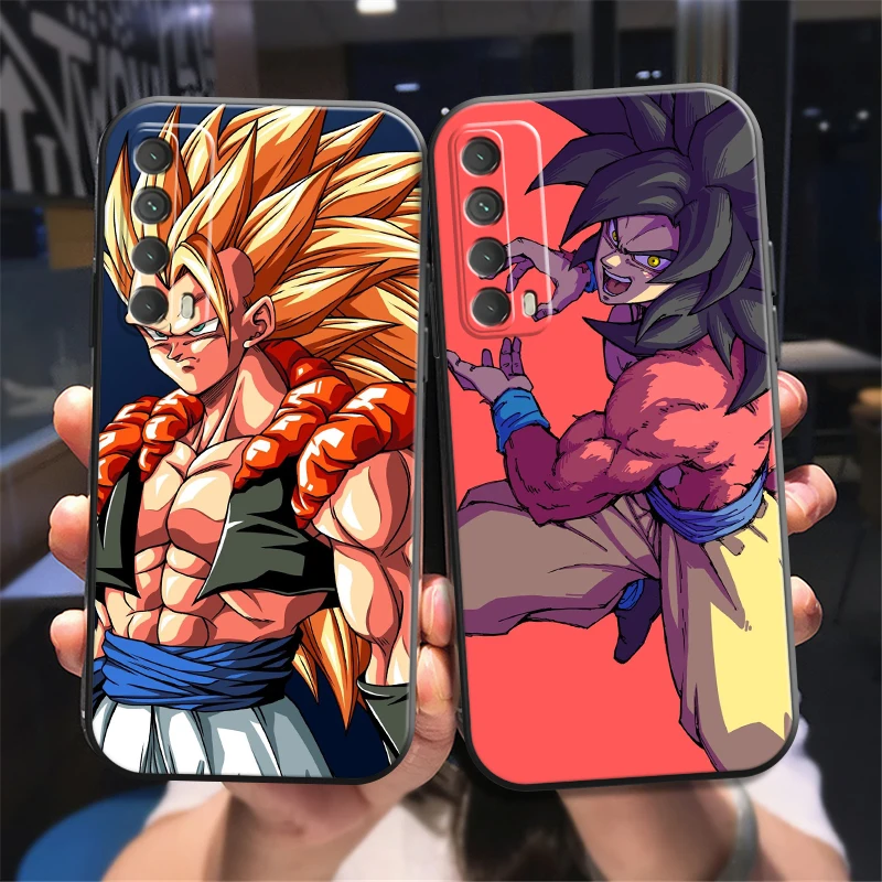 

Japanese Anime Dragon Ball Phone Case For Huawei Honor 7A 7X 8 8X 8C 9 V9 9A 9X 9 Lite 9X Lite Back Black Funda Coque Soft