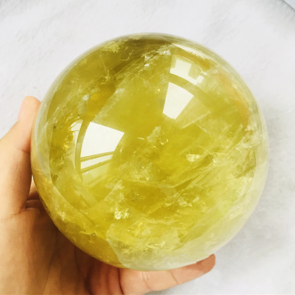

Массажный шар из цитрина 4-7 см AierCrystal