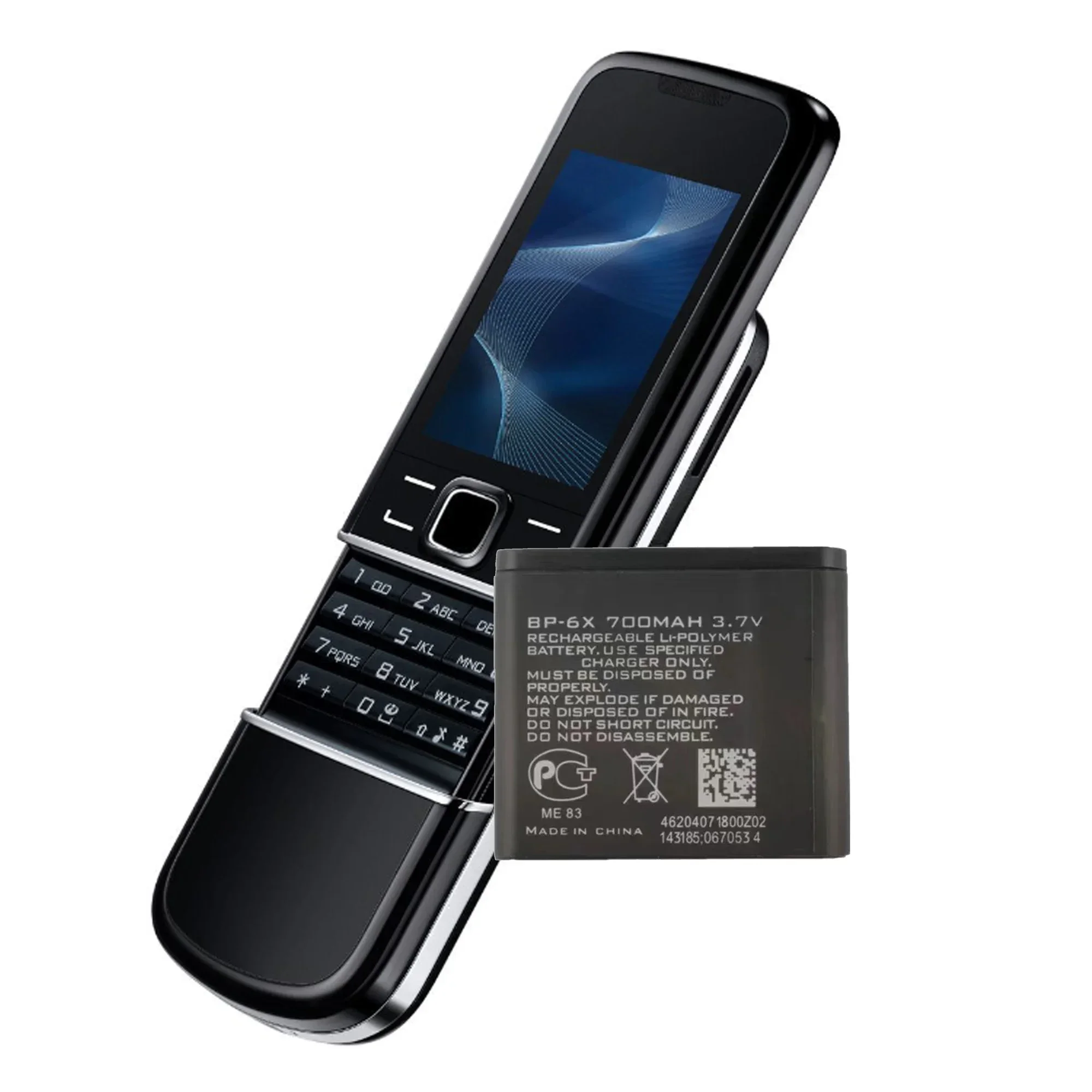 Фотобатарея для Nokia 8800 8860 Sirocco N73i NK8800 оригинальная емкость запасные части