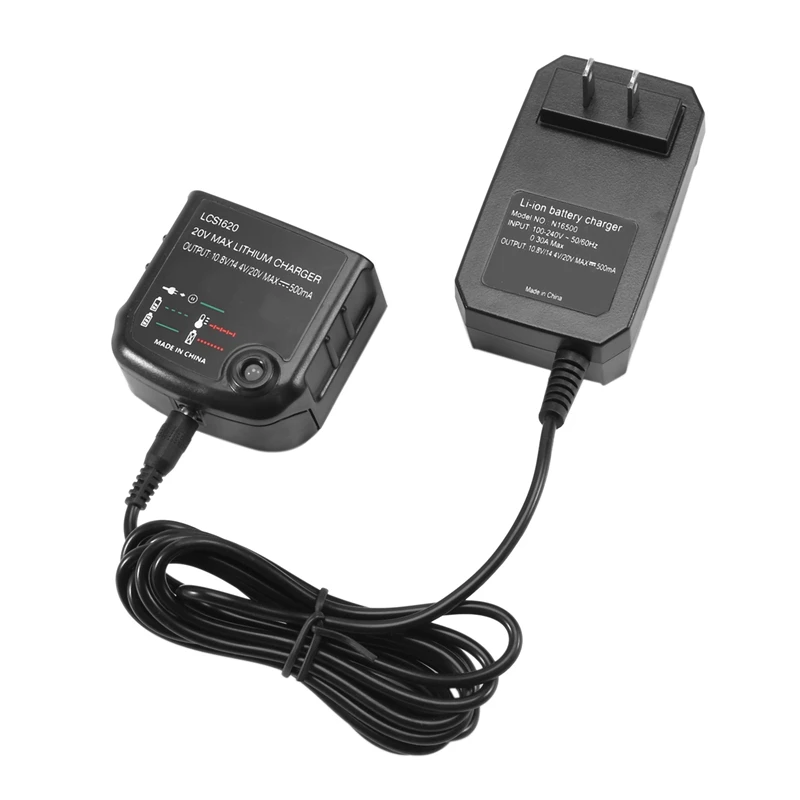 

LCS1620 Li-Ion Battery Charger For Black Decker 10.8V 14.4V 20V Model LBXR20 LB20 LBX20 LBX4020 Electric Drill