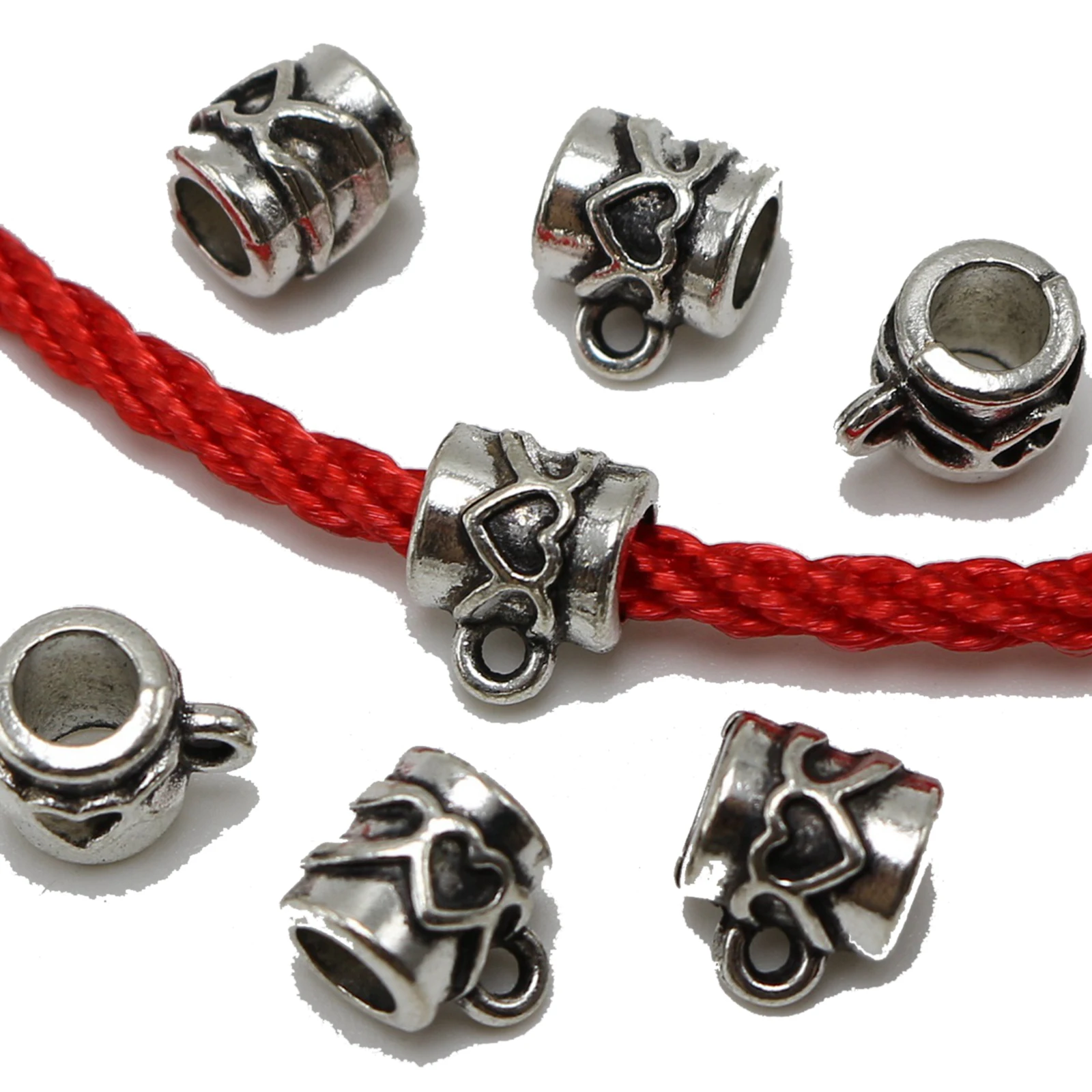 25 фотоэлементов, цилиндр 11x9 мм, подвеска для бусин