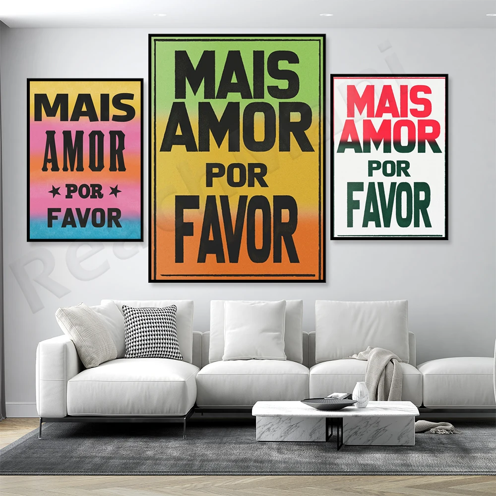 Печать по мотивам любви уличные принты неоновое искусство бразильские