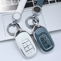 tpu car remote key cover case bag protection for honda civic accord pilot crv freed vezel hrv 2021 2022 auto styling accessories