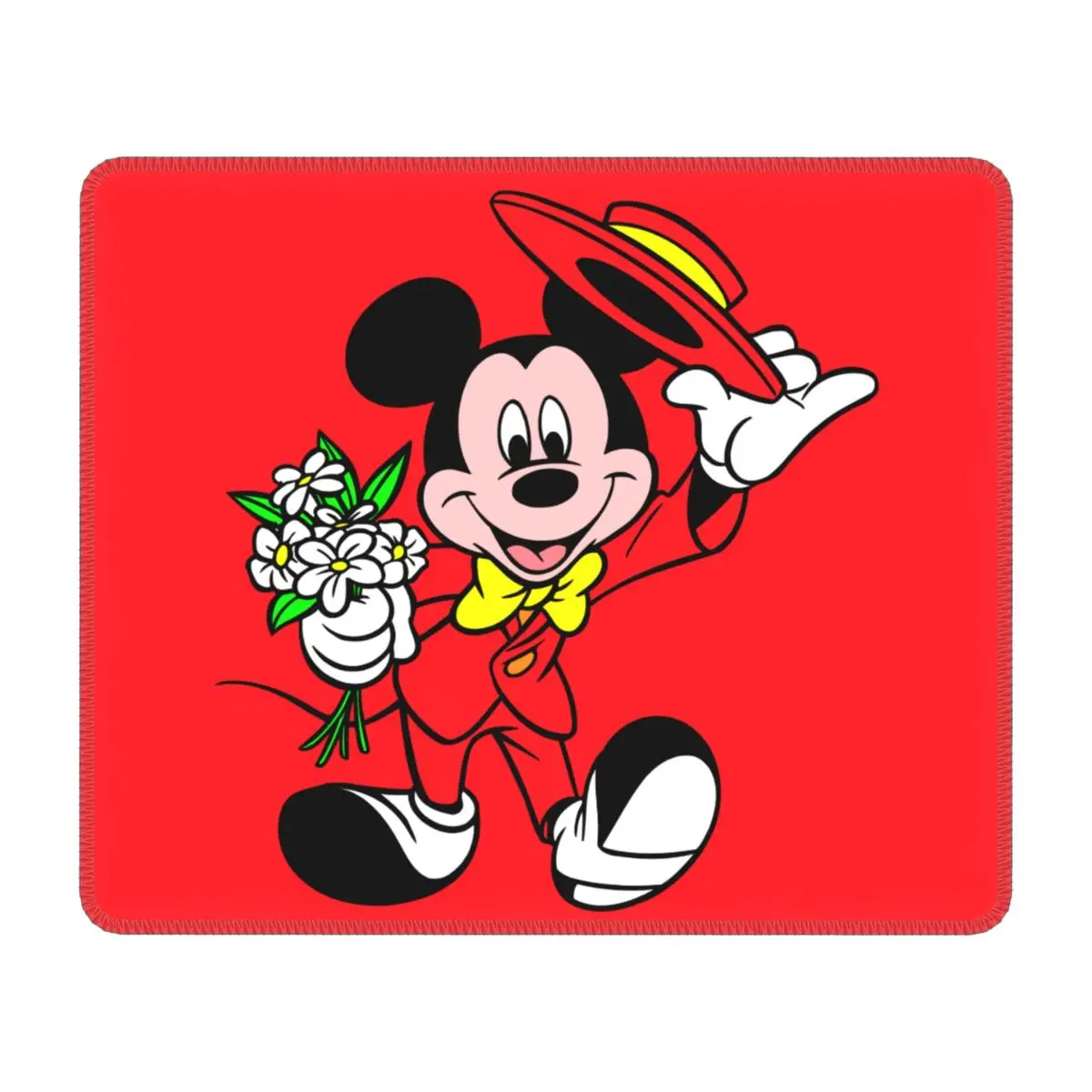 Коврик для мыши с Микки Маусом и Минни на заказ запирающимся краем игровой коврик