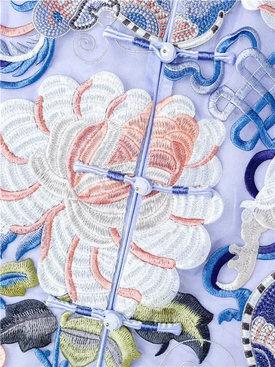 Женский жилет с вышивкой в виде бабочки элегантная шелковая блузка китайском