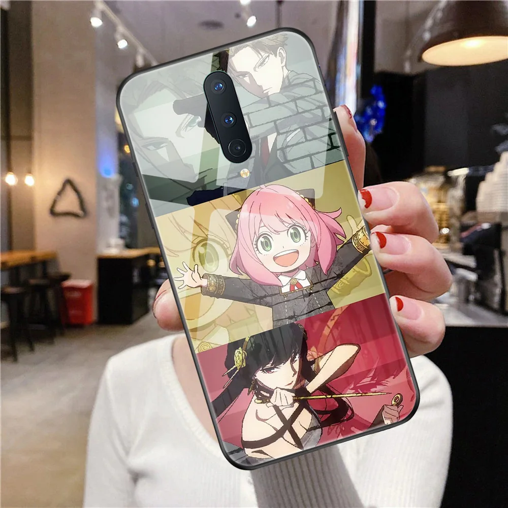 

Anime Spy X Family Case for Oneplus 7T 7TPro 8T 6 9 9Pro 9R 9RT 5G 6T10Pro 8 8Pro Nord N10 N100 7 7Pro Tempered Glass Cover