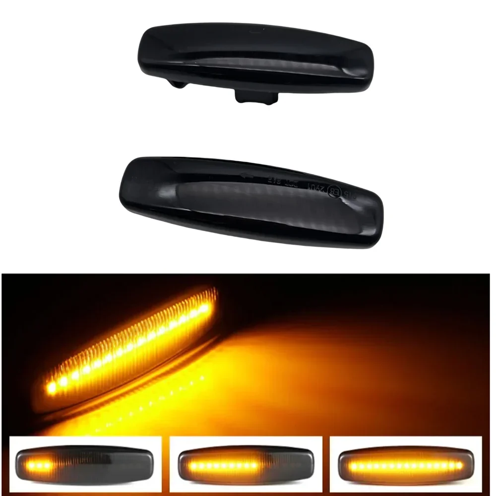 Динамический указатель поворота на крыле автомобильный светодиодный боковой