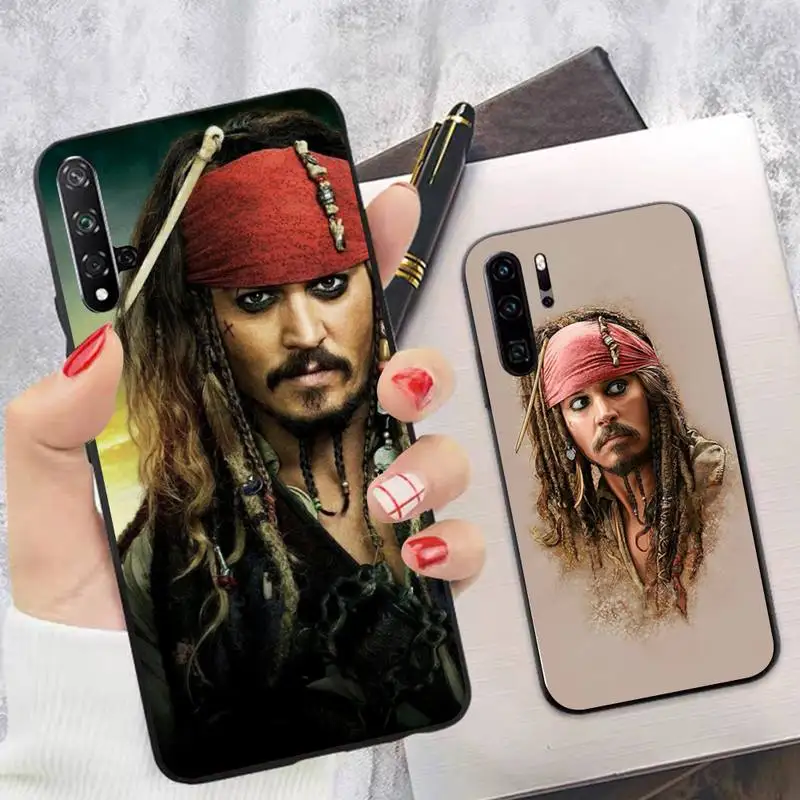 

Disney Pirates Of The Caribbean Jack Phone Case for Huawei P30 40 20 10 8 9 lite pro plus Psmart2019