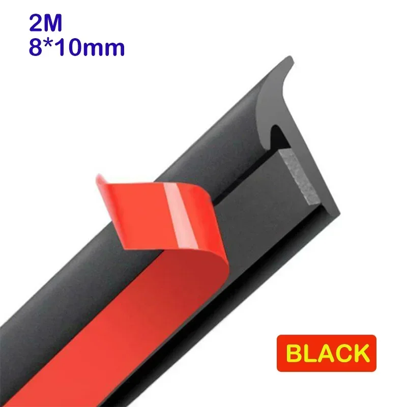 

2 м автомобильная резиновая уплотнительная лента, наклонная Т-образная автоматическая дверная уплотнитель, резиновая уплотнительная лента, герметик для автомобильных аксессуаров 8*10 мм/5*7 мм ﻿