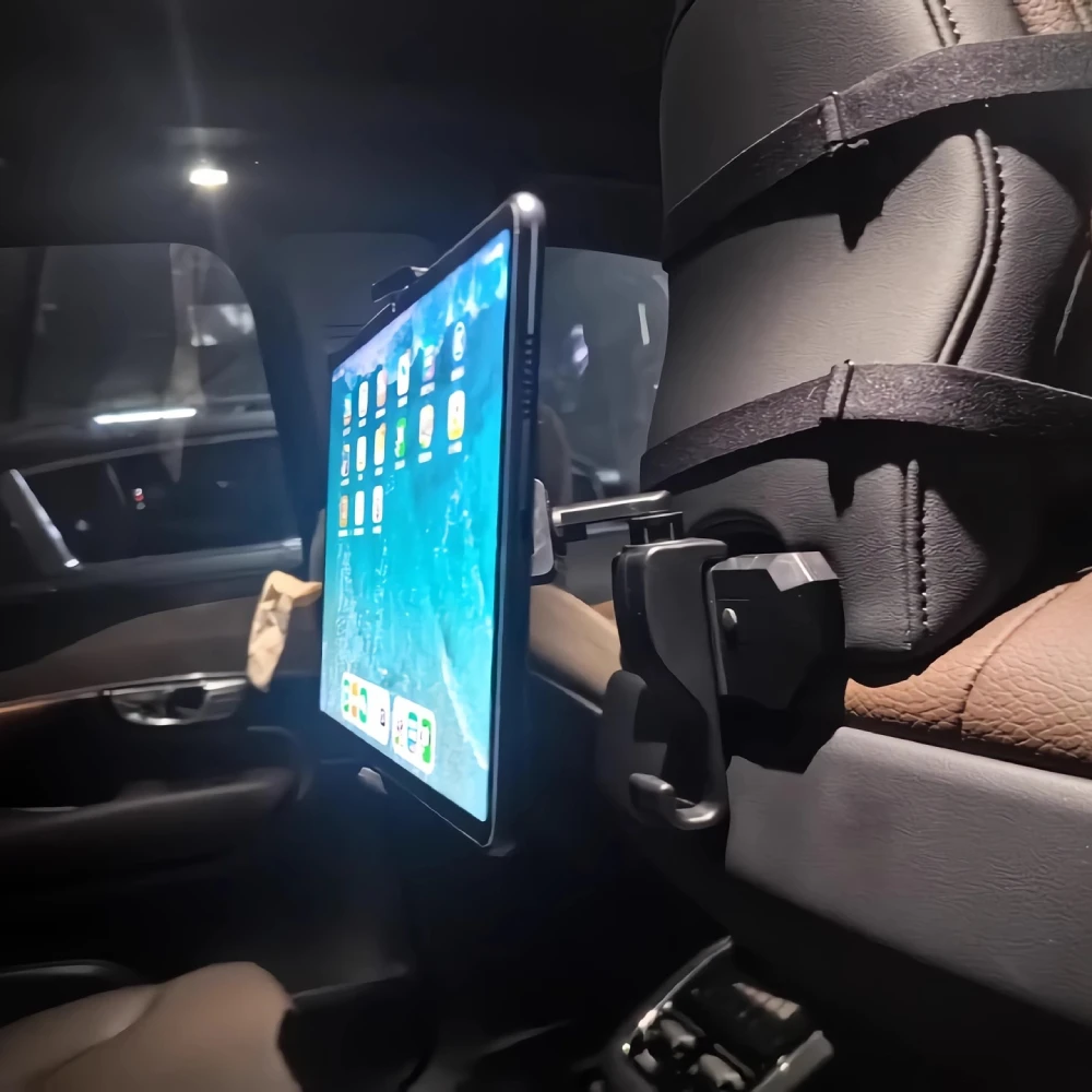 

Держатель телефона для Volvo C40 XC40 S60 XC60 V60 S90 XC90 V90 EM90 Автомобильный кронштейн на заднем сиденье для IPAD Поддержка сумки Крючок Аксессуары Запчасти