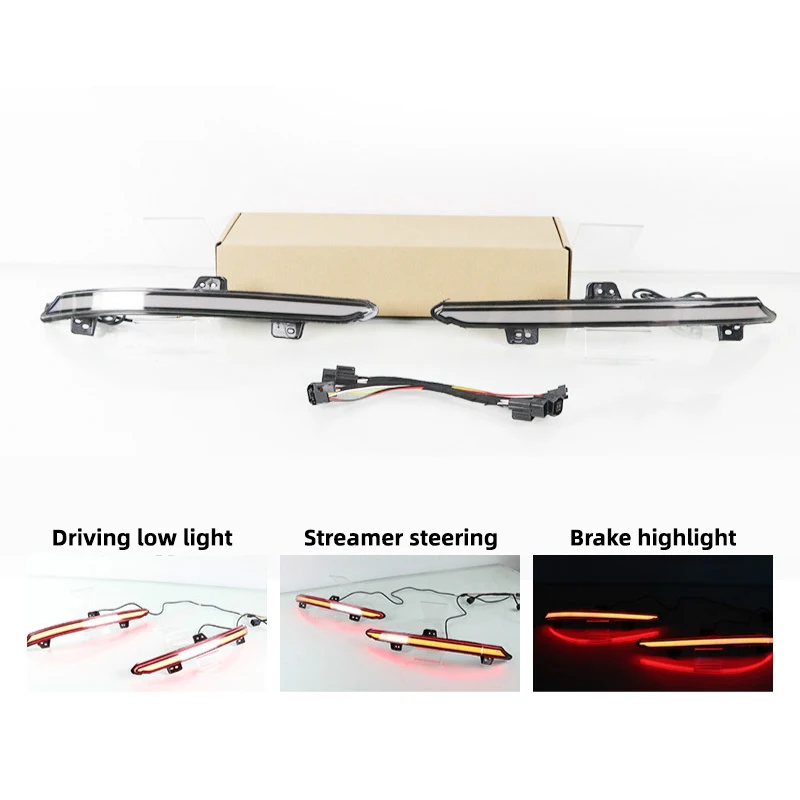 2 шт. светодиодный льные светодиодные лампы для заднего бампера Honda Accord Inspire 2018 2019 |