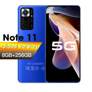 note 11 smartphone global version mobile phone 16gb 512gb celular 5g 6 7 inch daul sim card 48mp camera cellphones free global shipping