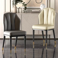 hotel luxury scandinavian nordic chairs kitchen beauty salon relaxing restaurant chair ergonomic cadeiras de jantar leather