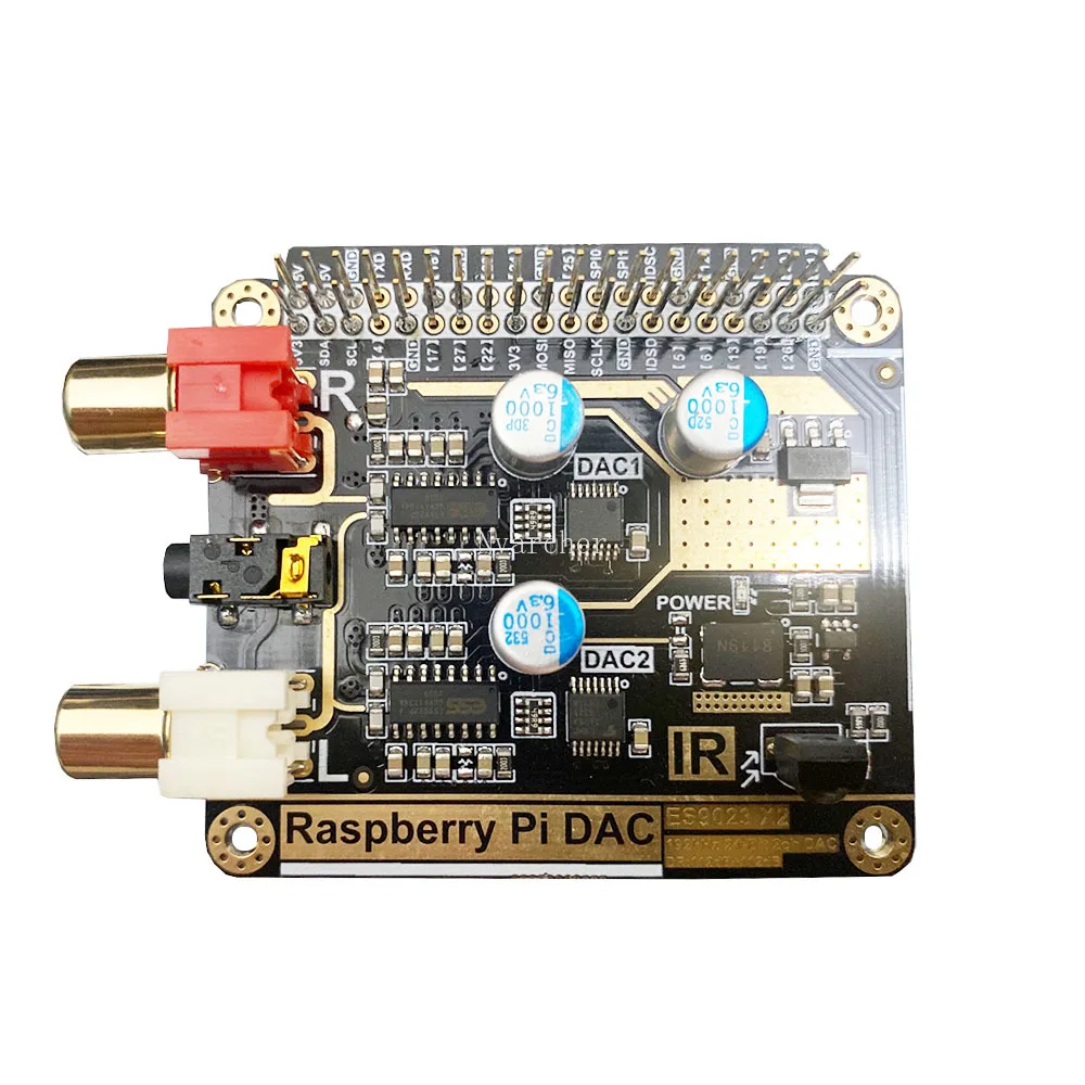 

Nvarcher HiFi Dual Decode DAC I2S Digital Audio Sound Card Expansion Board Decode Board For Raspberry Pi 4B\3B+\3B\2B\ZERO(W)