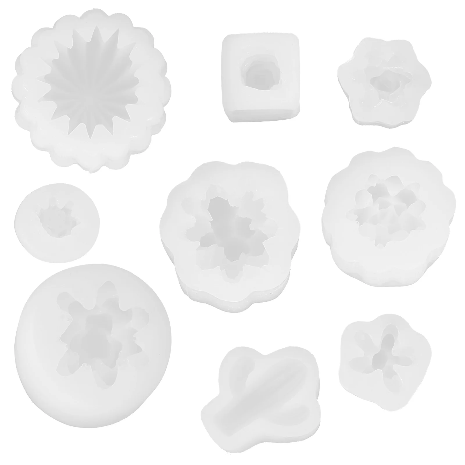 

9 Pcs Silicone Mold Handcrafting DIY Molds Baking Mold/cake Making Candles Silica Gel