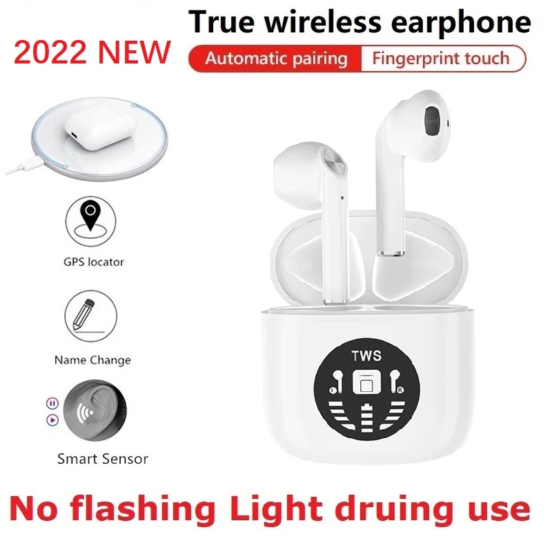 

TWS Bluetooth Headphones Wireless Earphones LED with Microphone Earphones Noise Cancel Headsets Gaming Earbuds PK I90000 Pro4