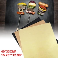 non stick baking tarpaulin baking sheet reusable high temperature resistant oil paper oven baking mat easy clean bbq grill pad