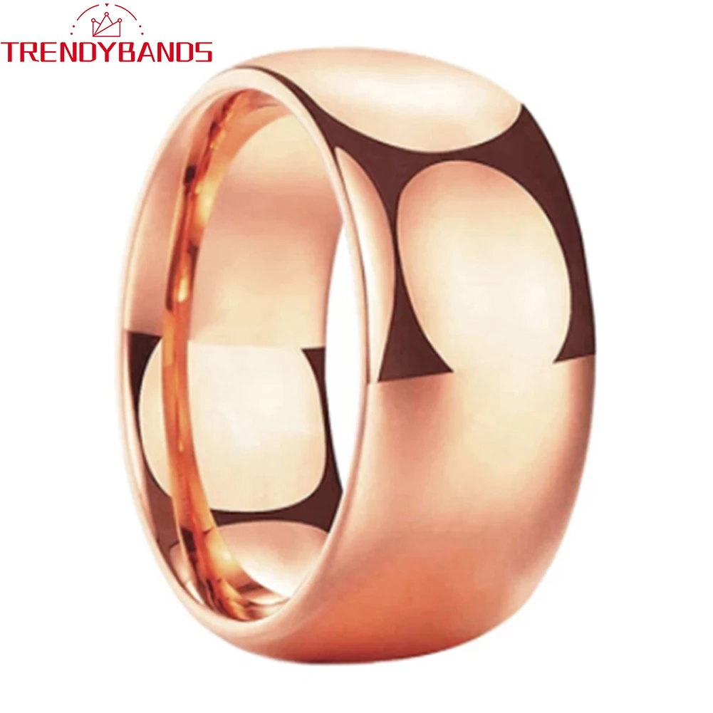 

Обручальные кольца из розового золота, 10 мм, унисекс