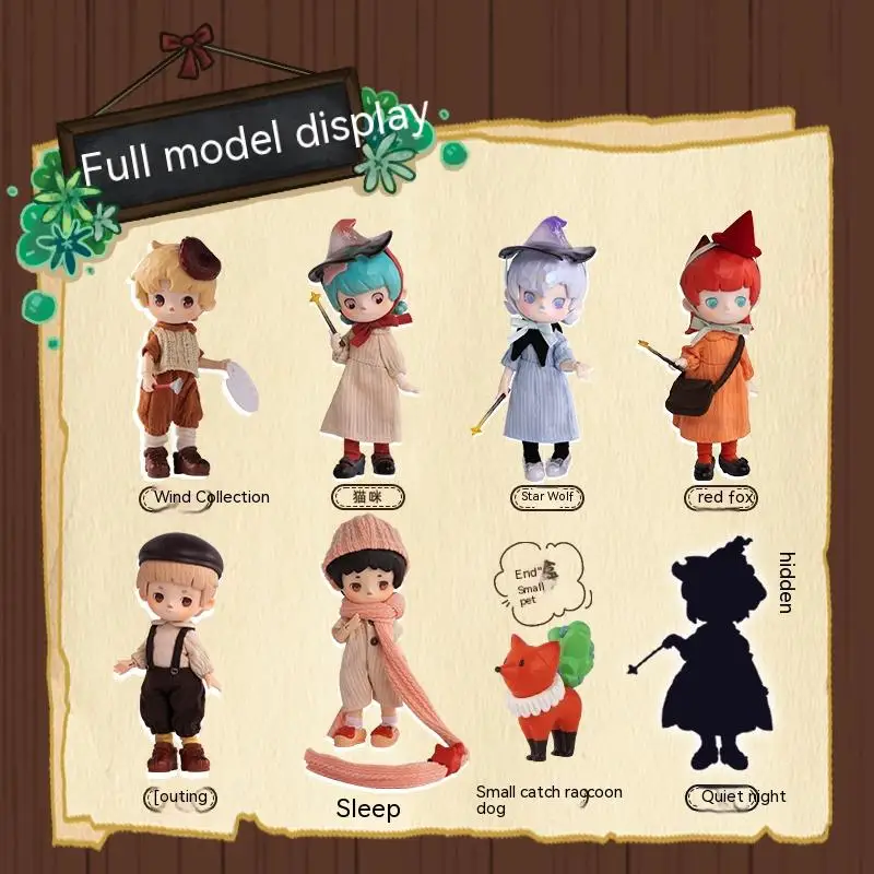 

Penny Box Blind Box Puppet Series Painter Devil Girl Anime Model Dolls Obtisu11 1/12bjd Action Figure Toys Mystery Box Gift Toy
