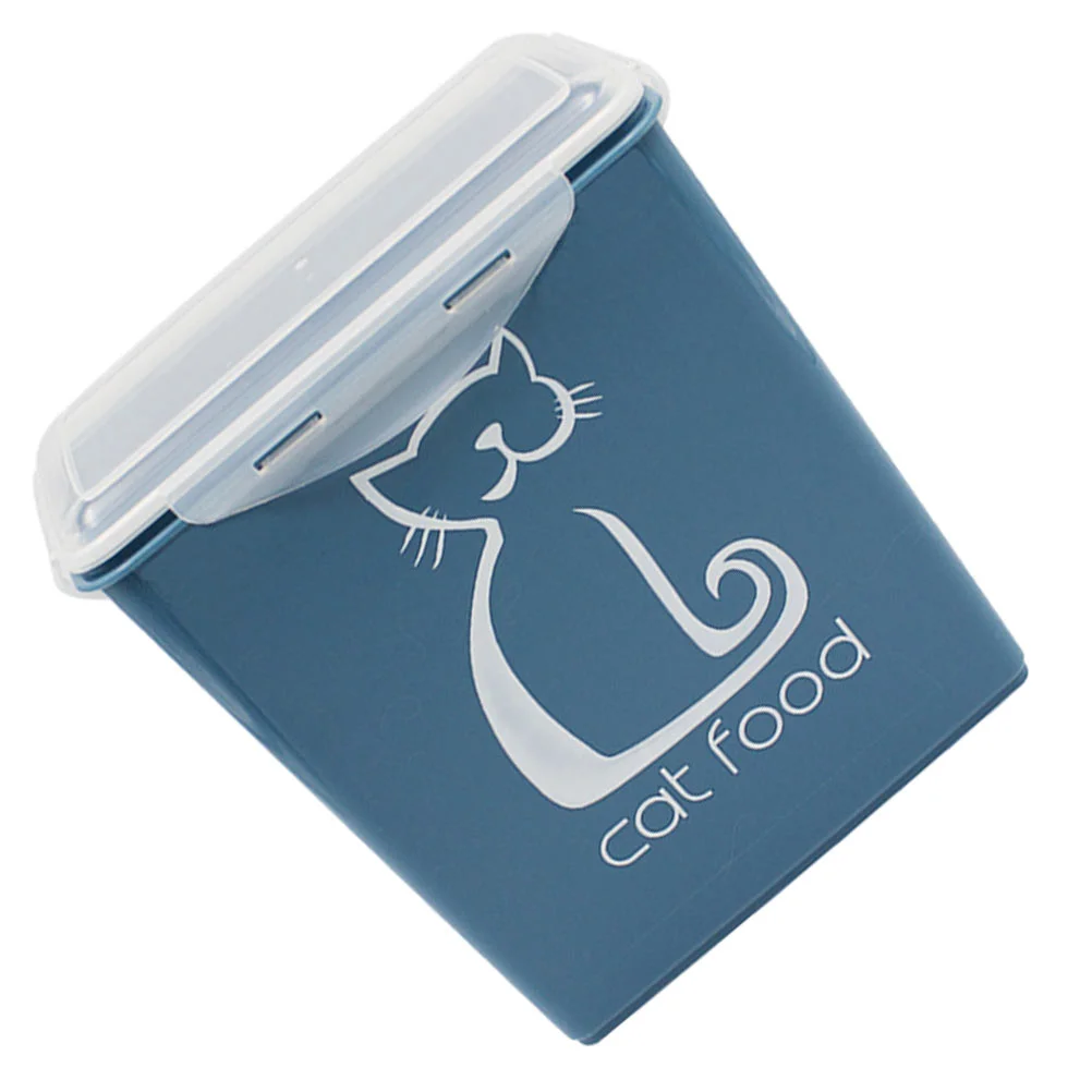 

Container Storage Dog Pet Canister Grain Rice Dispenser Bin Cat Box Treat Bird Flour Airtightbucket Jar Kitten Organizer Case