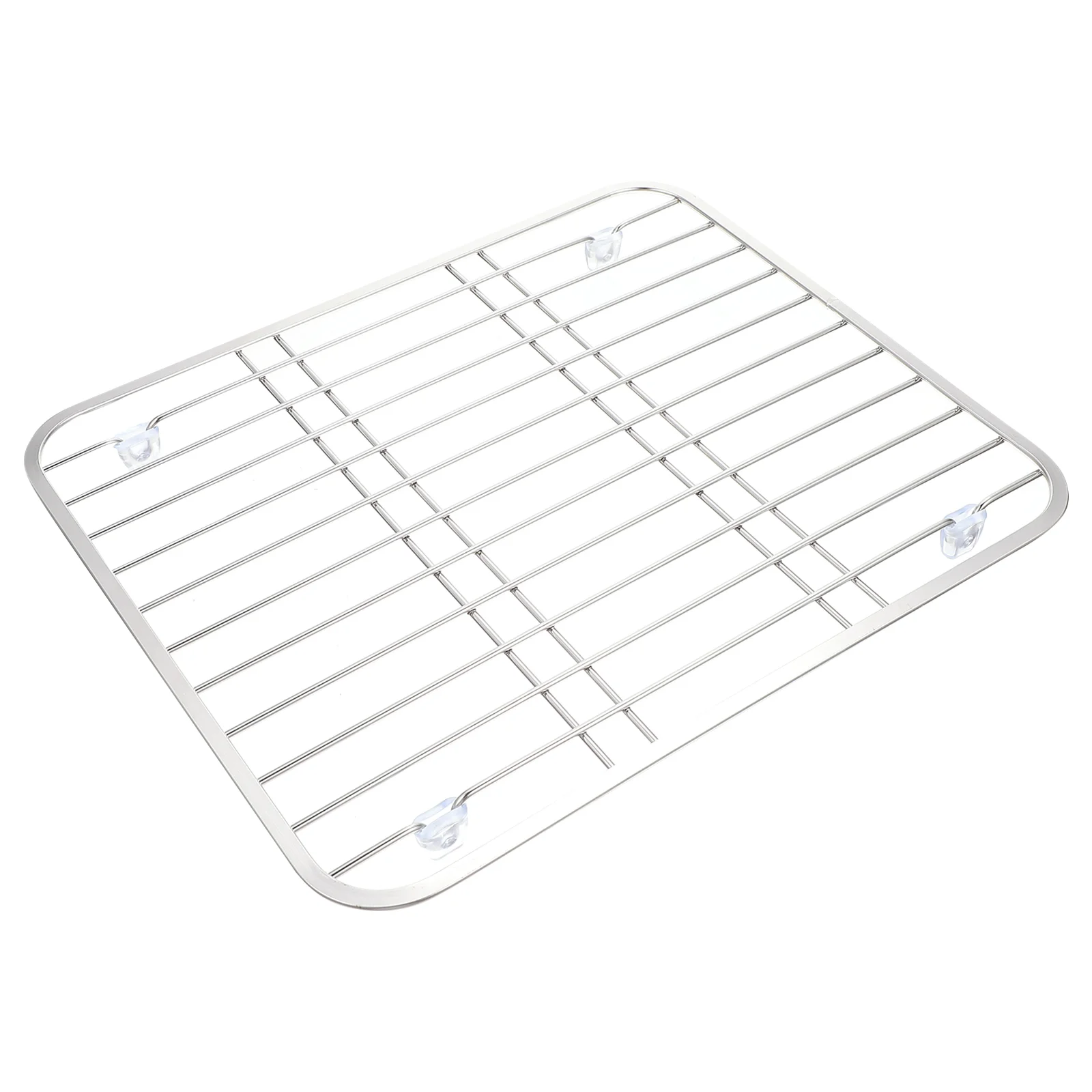 

Dish Drainer Stainless Steel Cooling Racks Kitchen Sink Protector Strainer Kitchen Tray Rack 304 Stainless Steel Metal Sink Grid