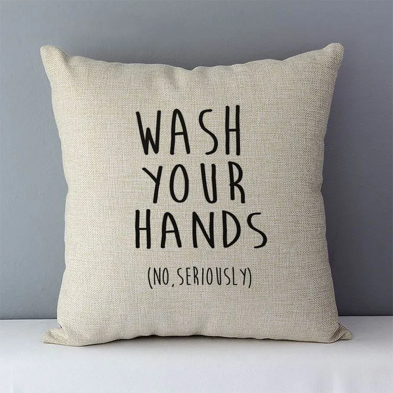 

Чехол для подушки YOUNMLEY скандинавский принт 45x45 см