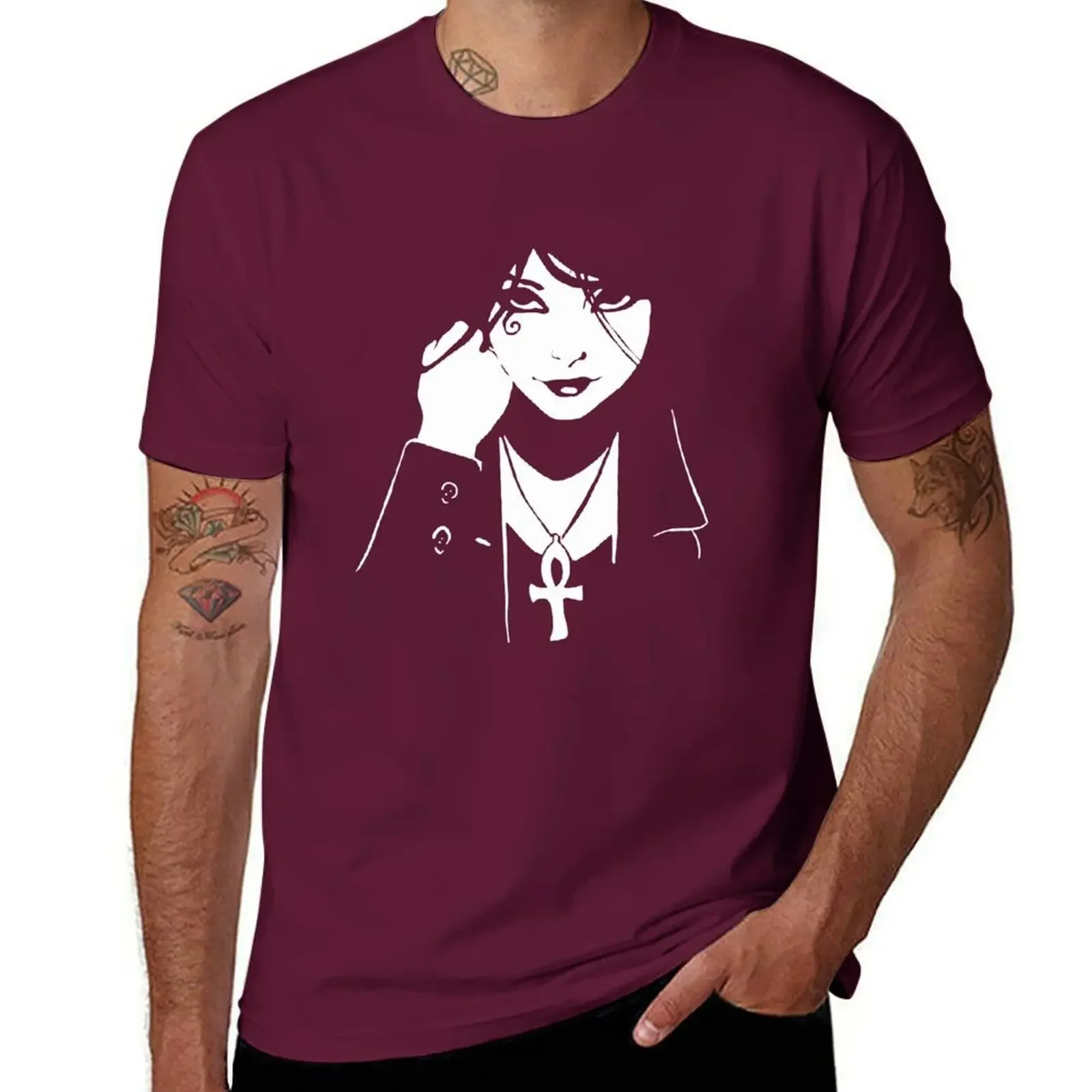 Футболка мужская хлопковая с коротким рукавом модная Эстетическая рубашка