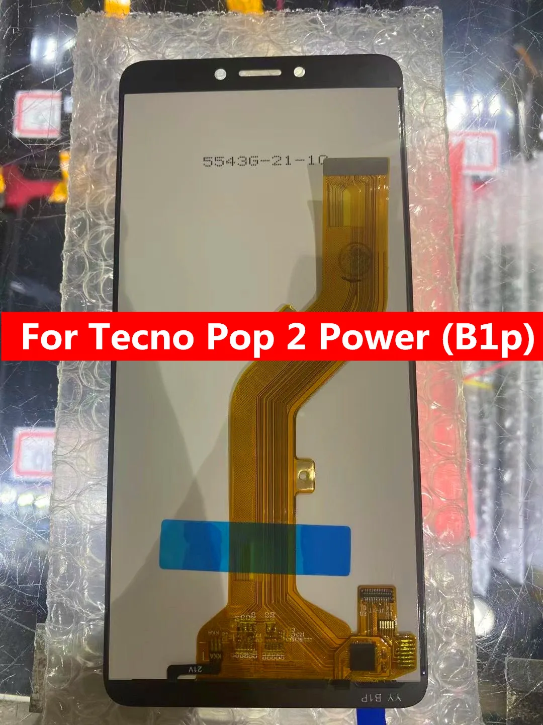 

For Tecno Pop 2 Power (B1p) Full LCD Display Assembly Complete Touch Screen Digitizer Replacement